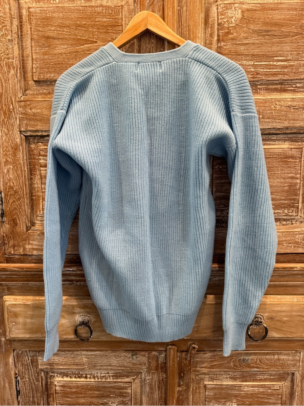 e.v. ltd. Vintage 70-80s Deadstock Baby Blue Cardigan Sweater Coquette Pastel - Picture 6 of 9